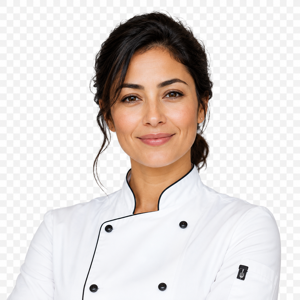 Chef profesional usando uniforme Chef Room